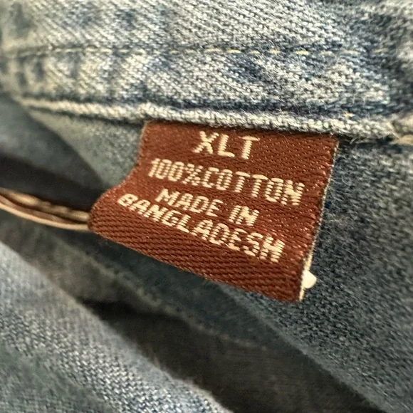 Western Blue Denim Shirt - Picture 4 of 4